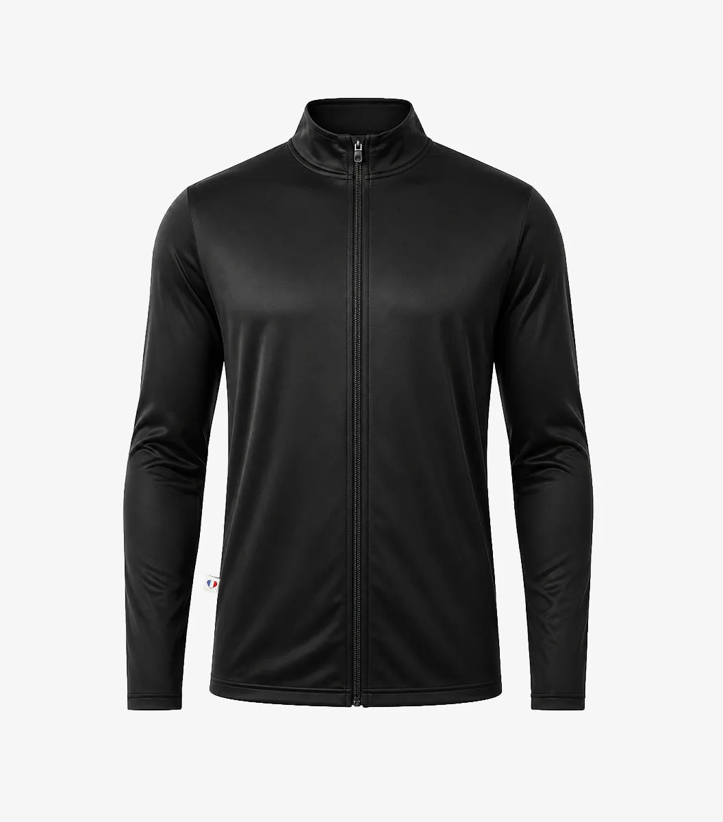 Cocorico Focus veste zippée sport homme noir stretch