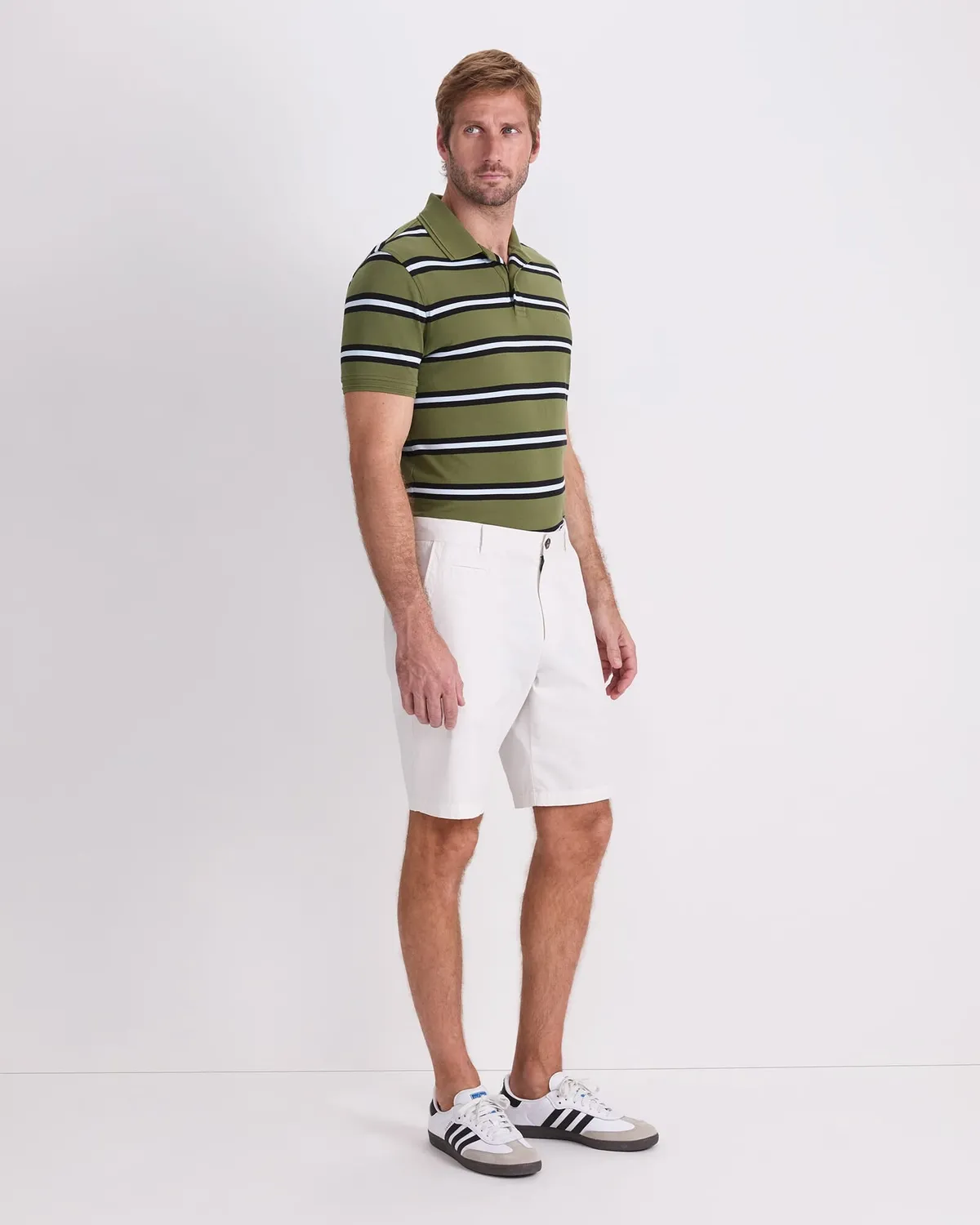 Sportscraft Classic short coton homme genou