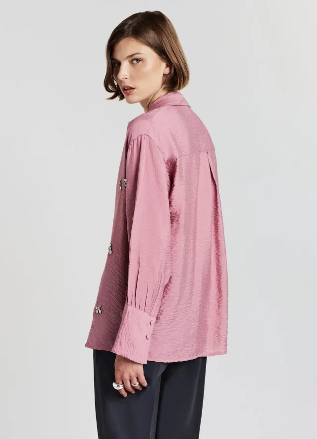 Calliope chemise oversize femme applications