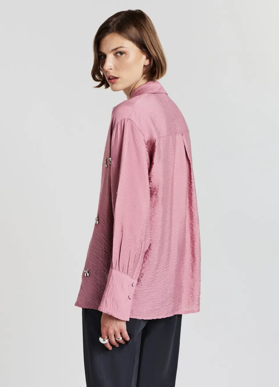 Calliope chemise oversize femme applications