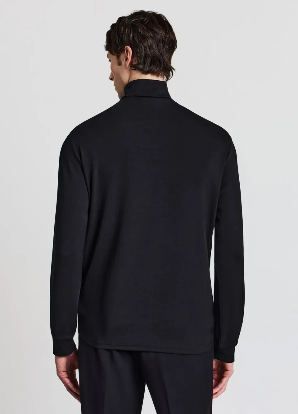 Calliope T-shirt col roulé homme coton uni