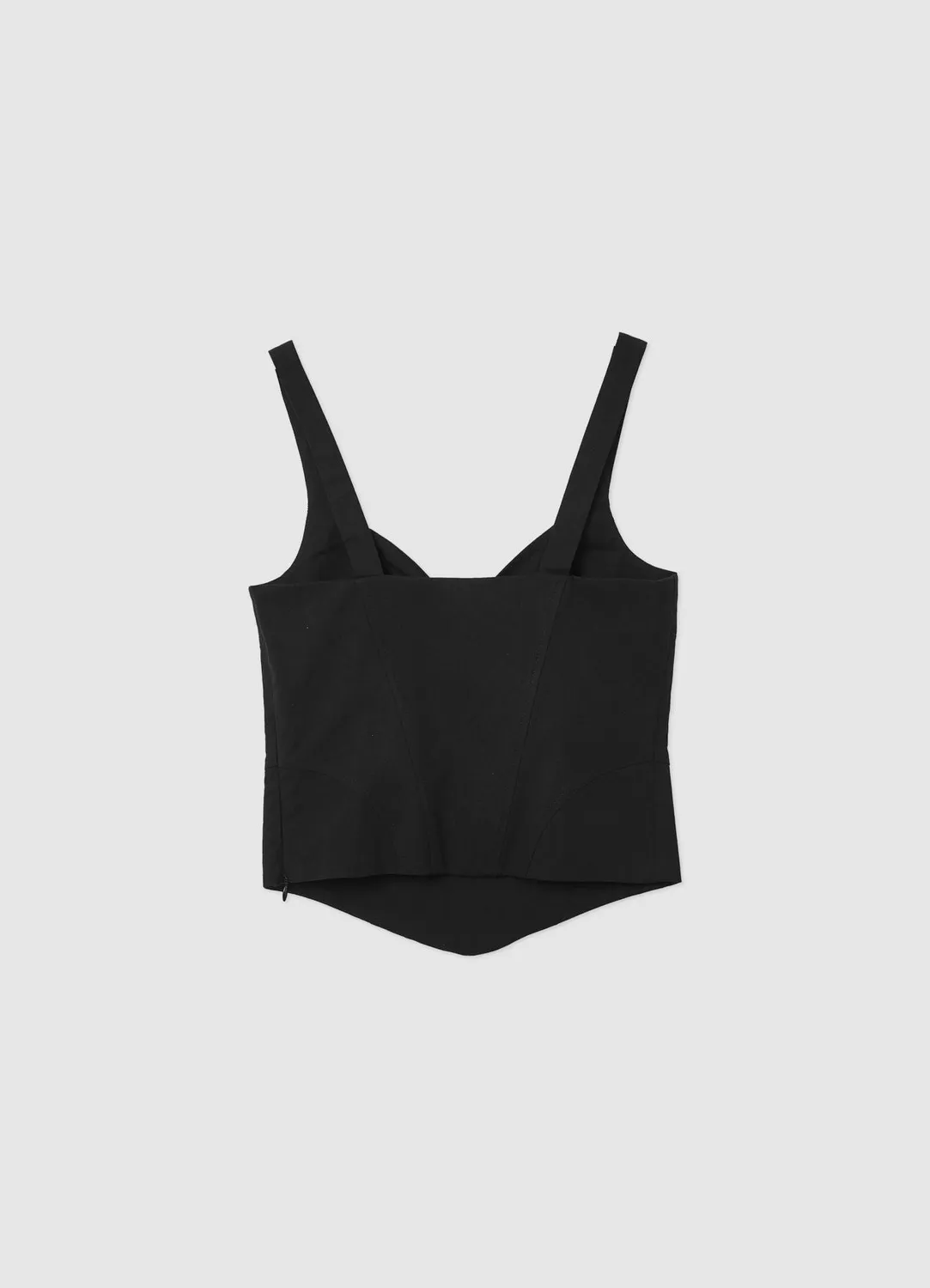 Calliope top bustier à baleines uni femme