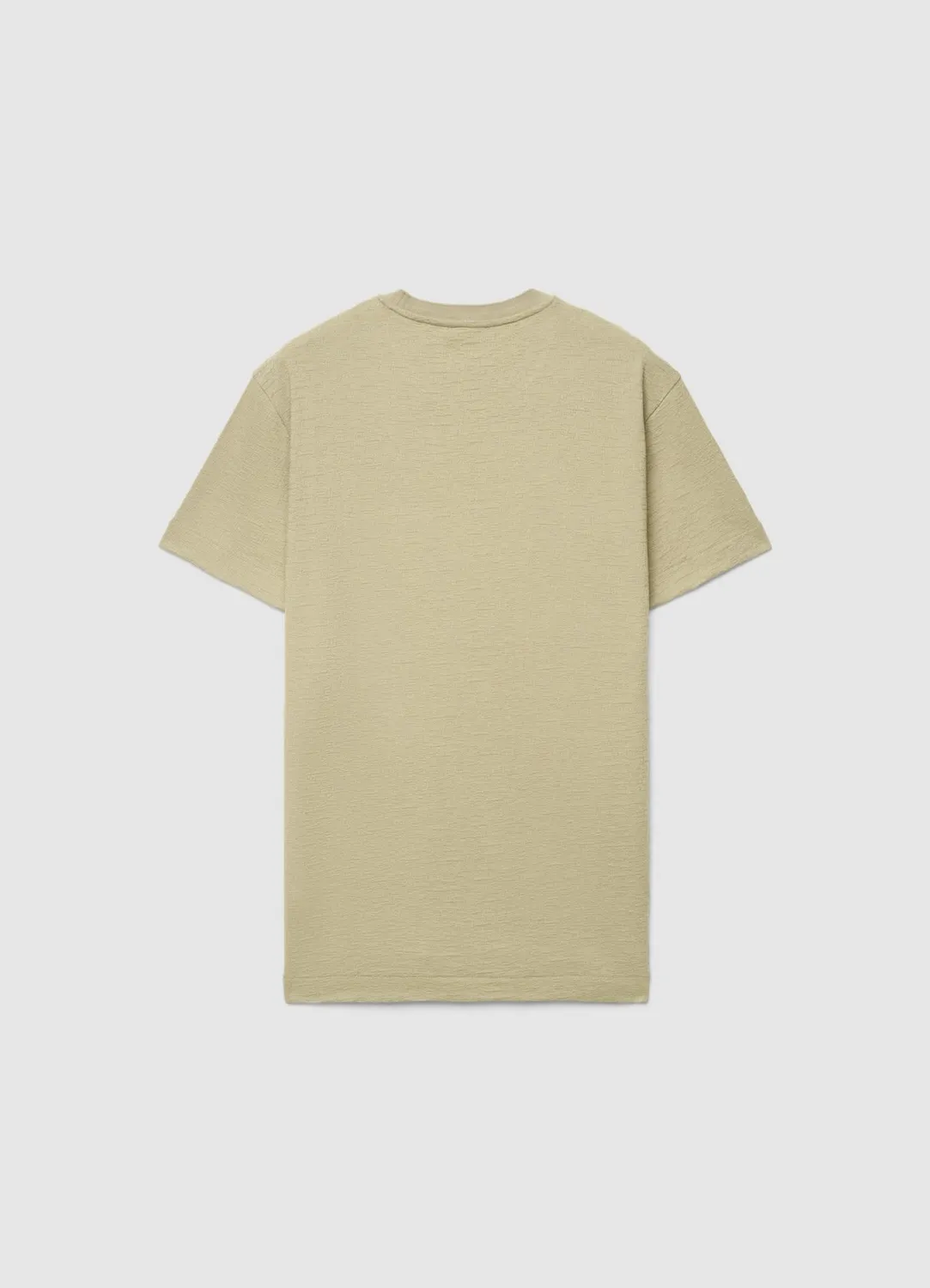 Calliope t-shirt homme col rond texturé uni