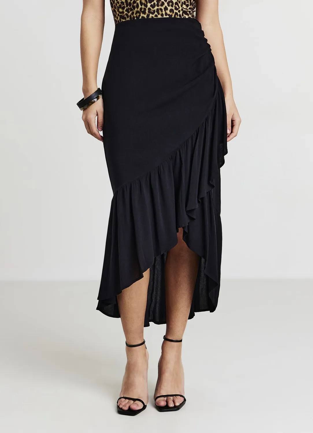 Calliope jupe longue portefeuille femme