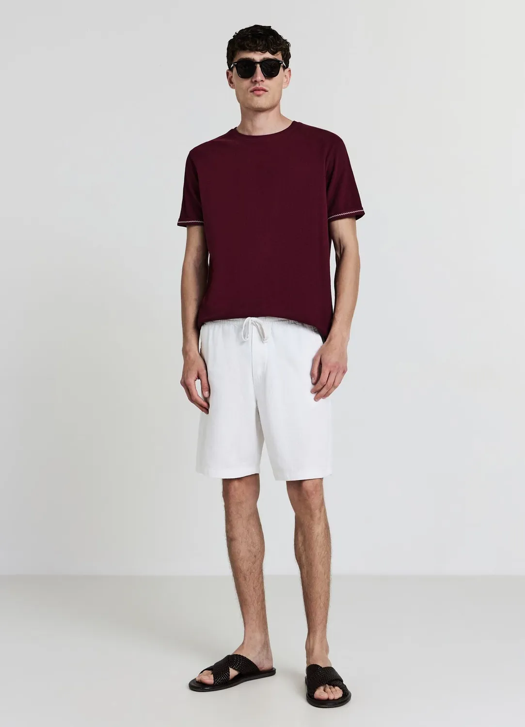 Calliope t-shirt homme col rond coton uni