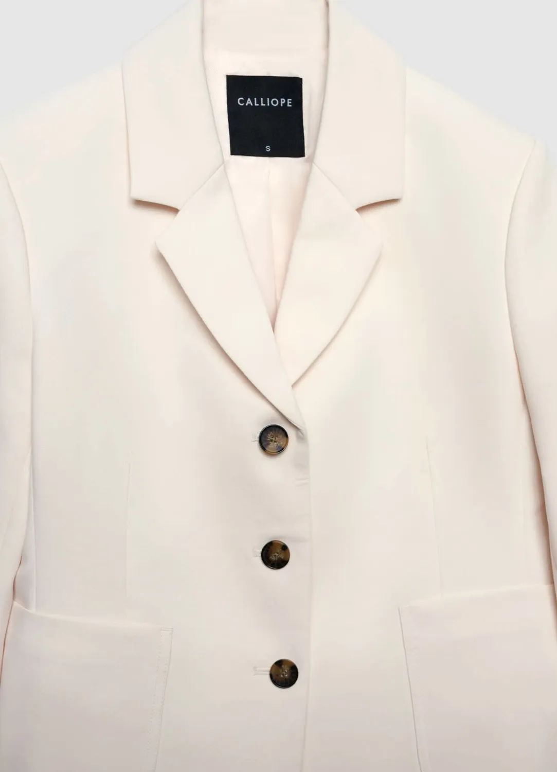 Calliope veste poches plaquées femme 3 boutons