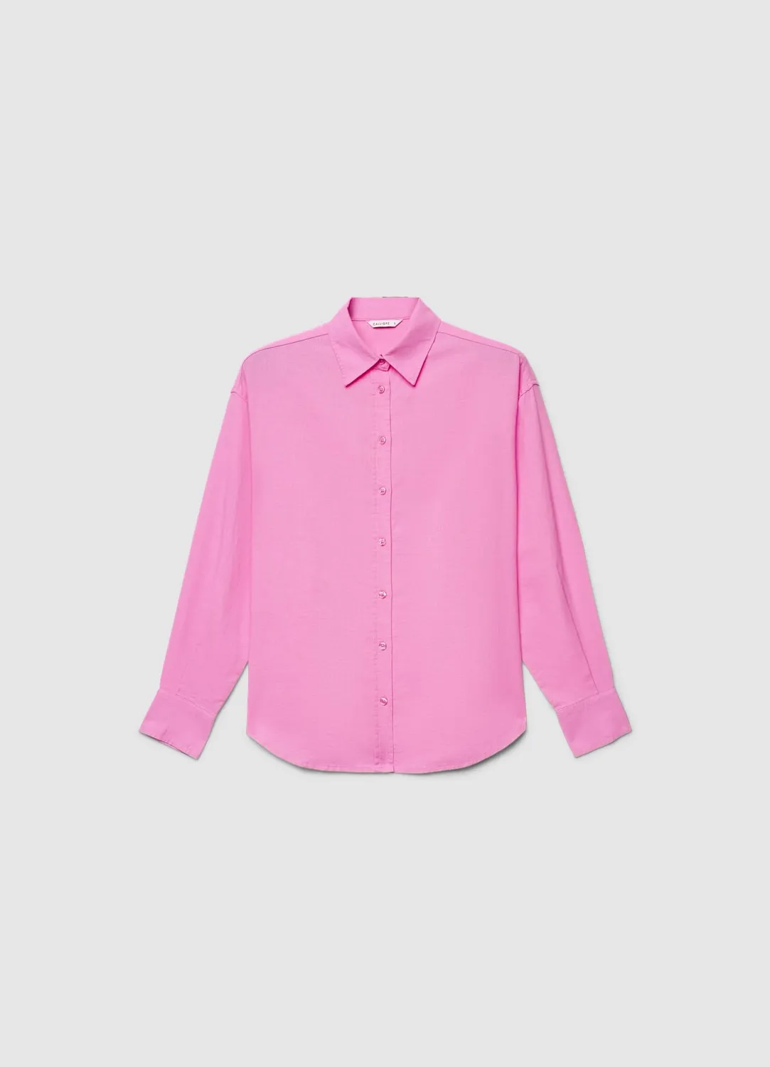 Calliope chemise femme lin uni manches longues
