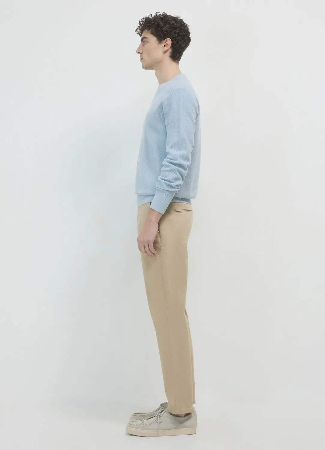 Calliope pantalon chino homme coton uni
