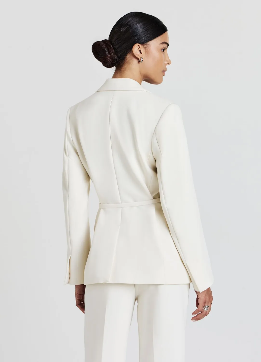 Calliope veste blazer femme fleur appliquée