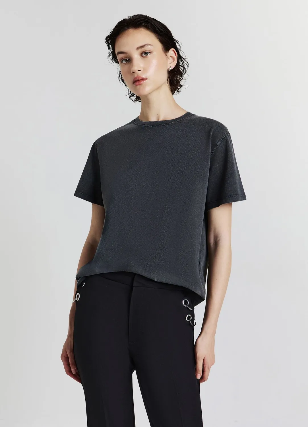 Calliope t-shirt femme coton effet délavé