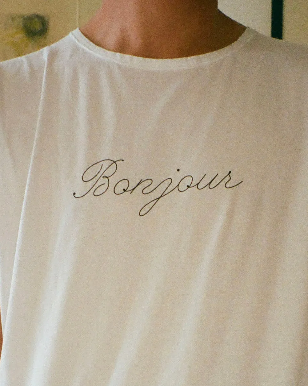 Erevan Bonjour tee-shirt coton fin Japon