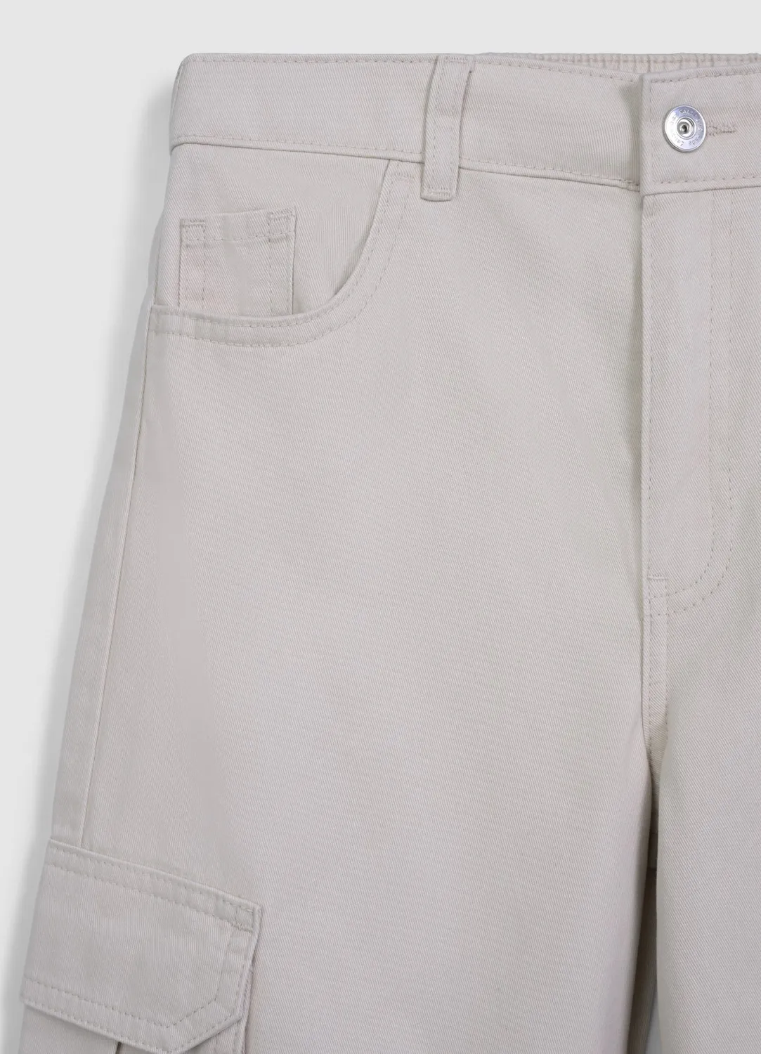 Calliope Pantalon cargo wide leg fille poches