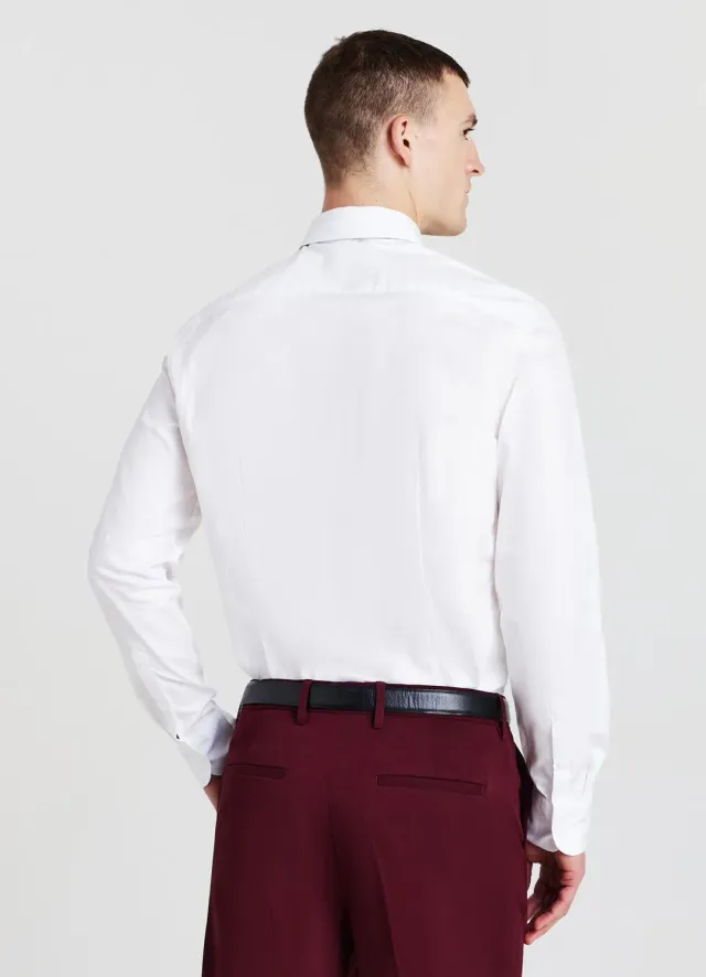 Calliope chemise point dépingle coton homme regular