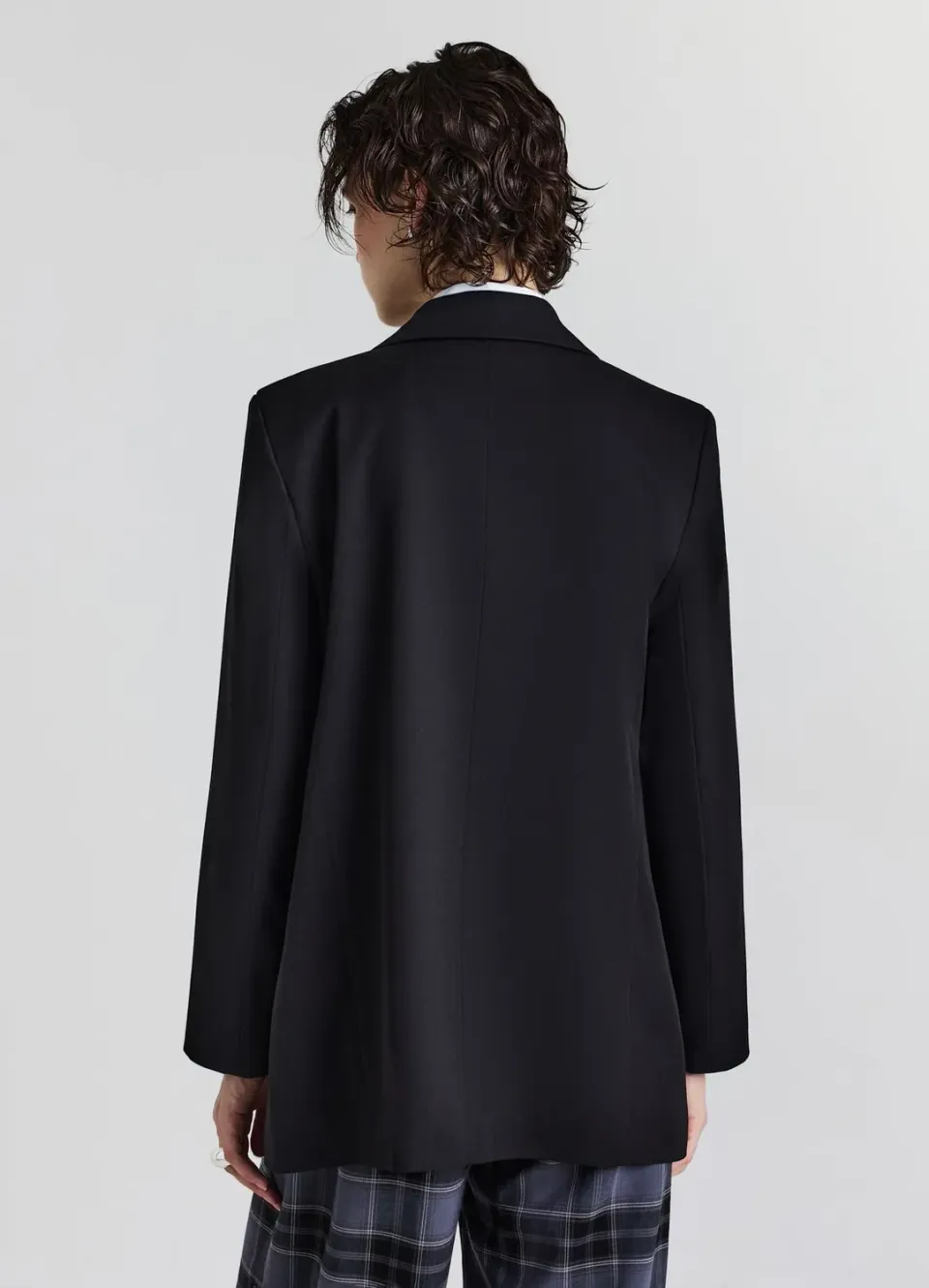 Calliope veste femme à crochets unie S col revers
