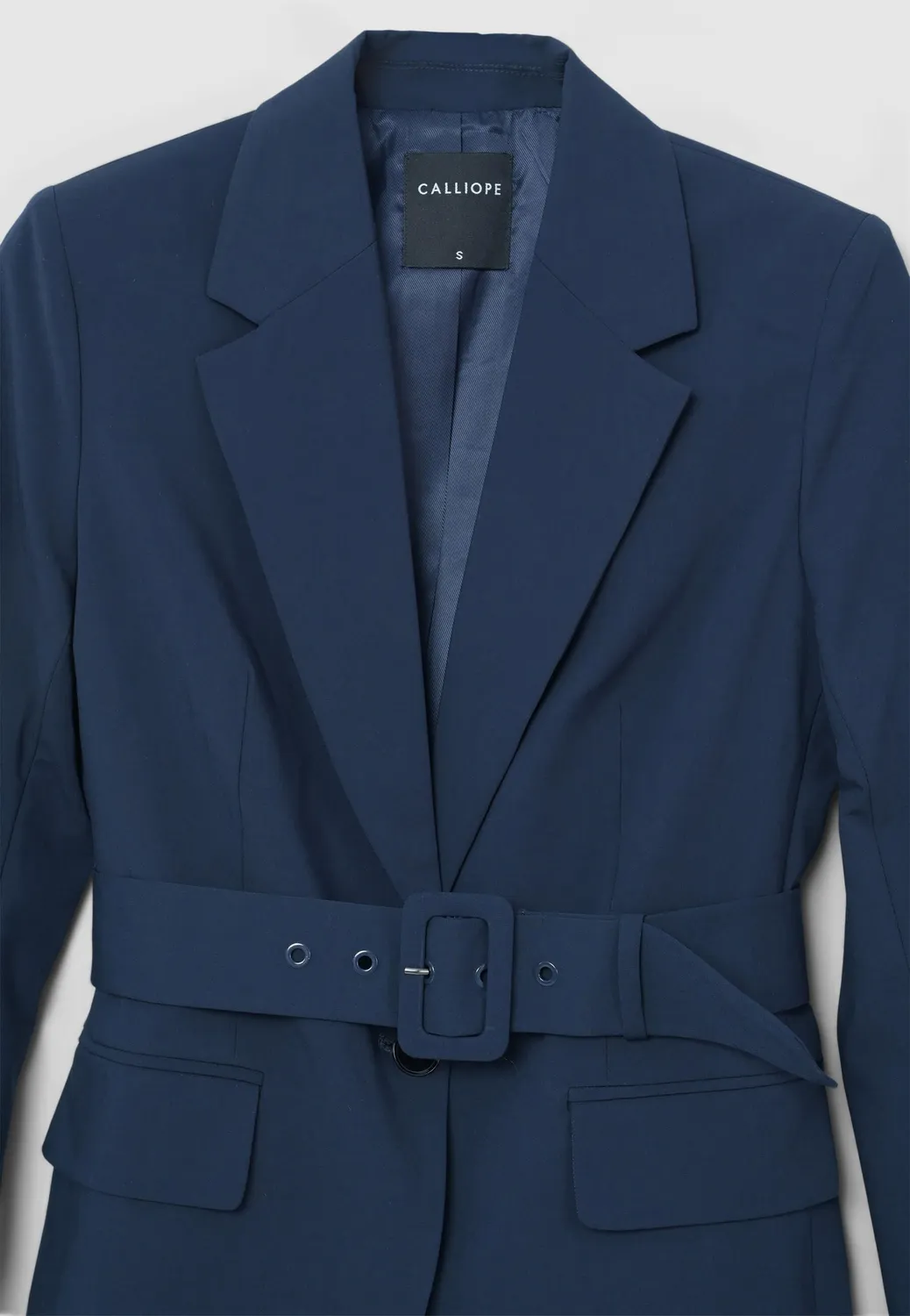 Calliope blazer ceinture femme revers classique