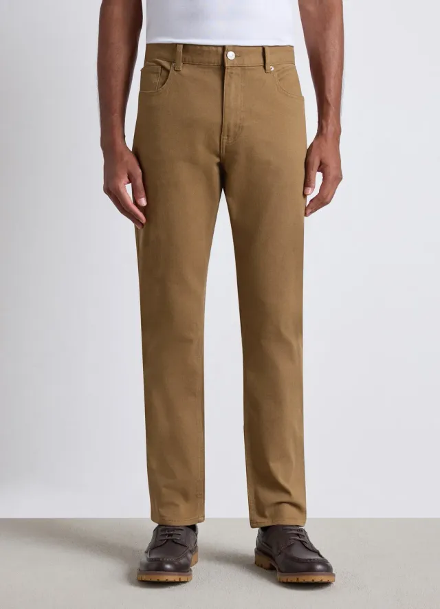Calliope pantalon 5 poches homme drill uni coupe régulière