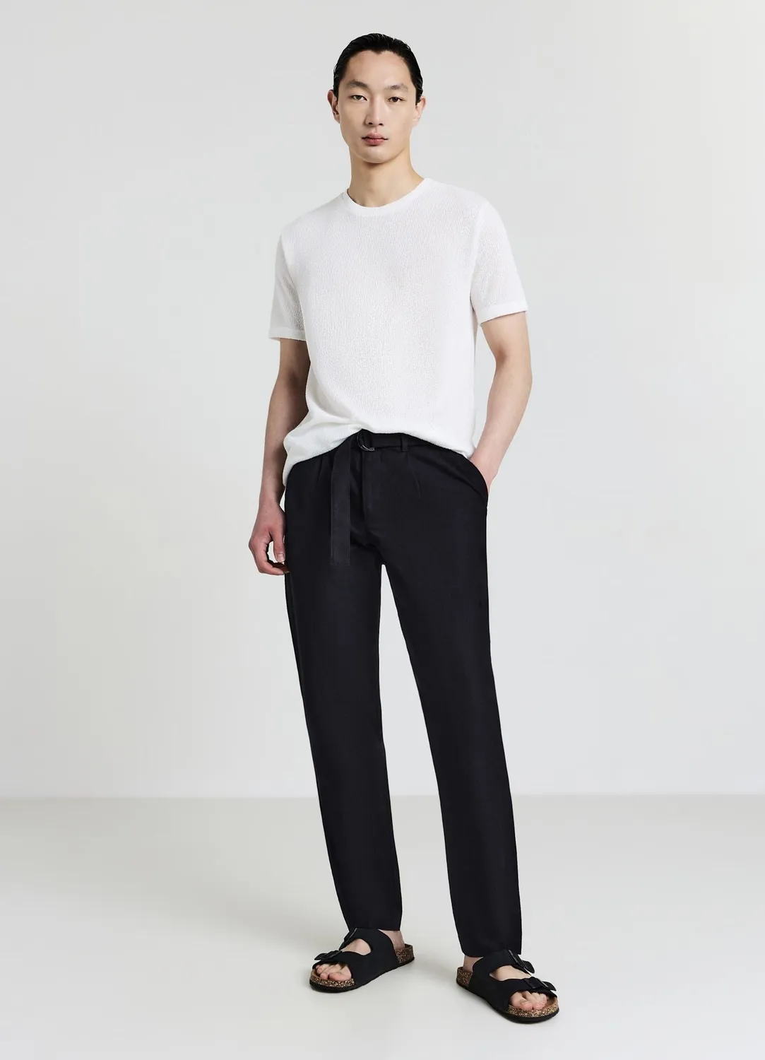 Calliope t-shirt homme col rond uni
