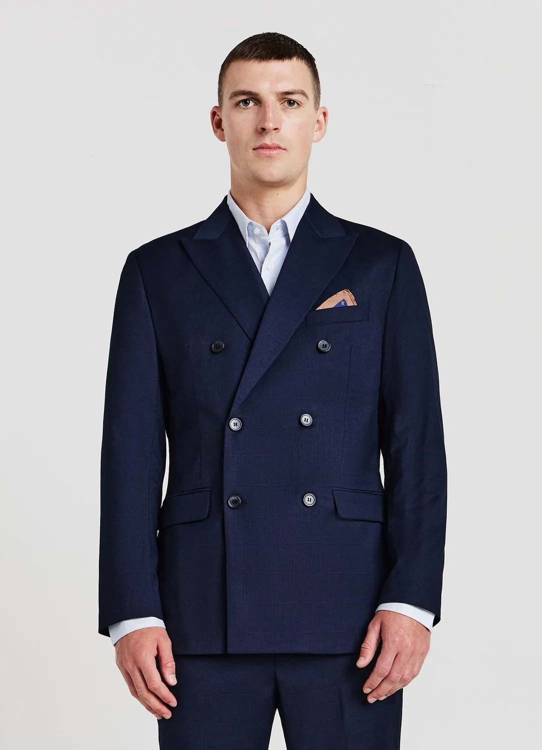Calliope veste double boutonnage homme 50 à carreaux