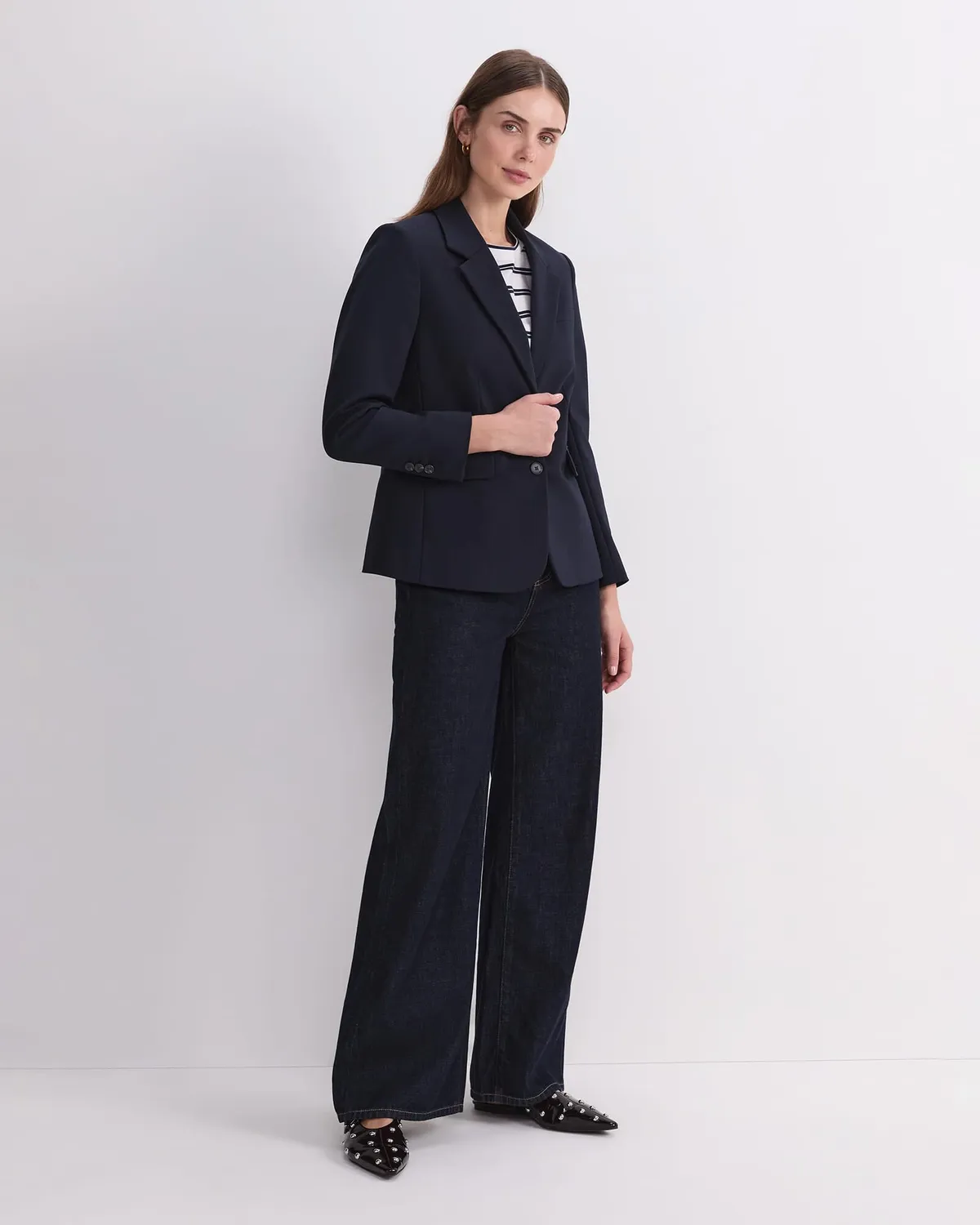 Sportscraft Yvette blazer femme coton stretch tailleur