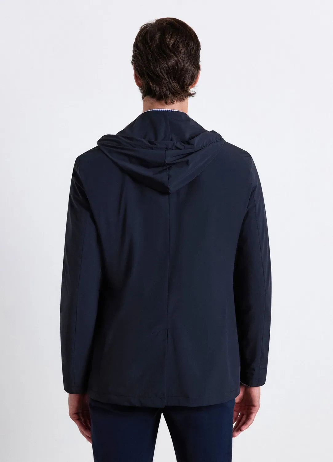 Calliope veste homme capuche boutonnée poches