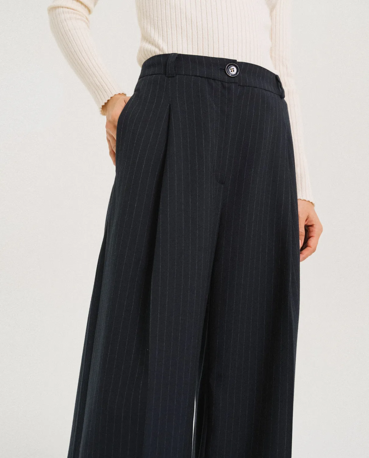 Tinsels Eustache pantalon large club rayure tennis