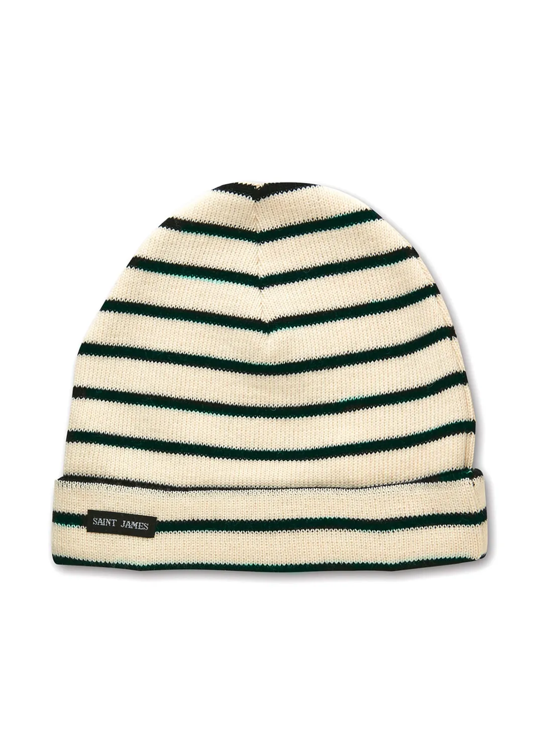Saint James Cartier bonnet écume navy laine