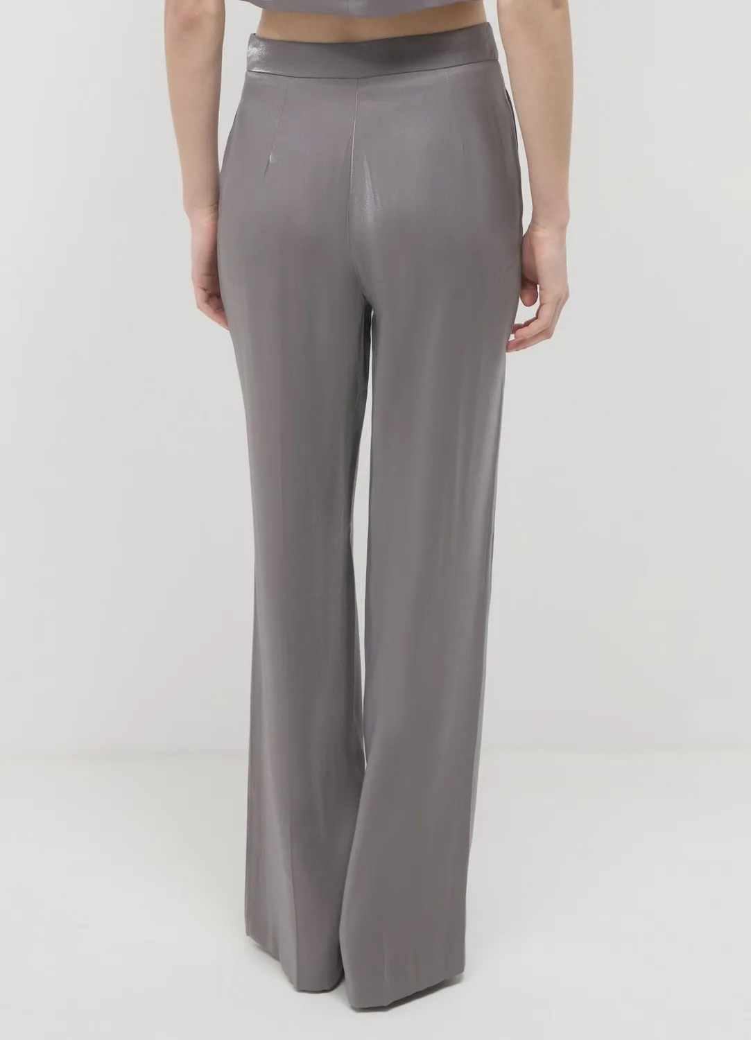 Calliope pantalon palazzo femme tissu changeant