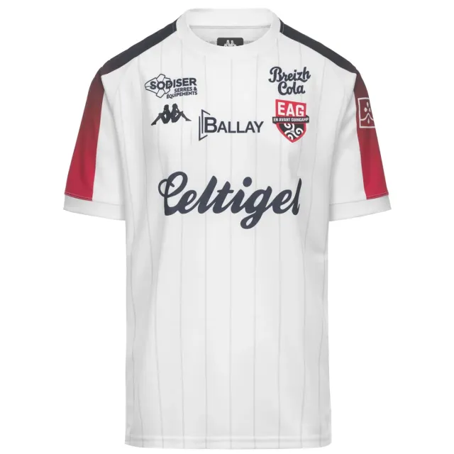 Kappa Meerolo Away EA Guingamp maillot enfant blanc