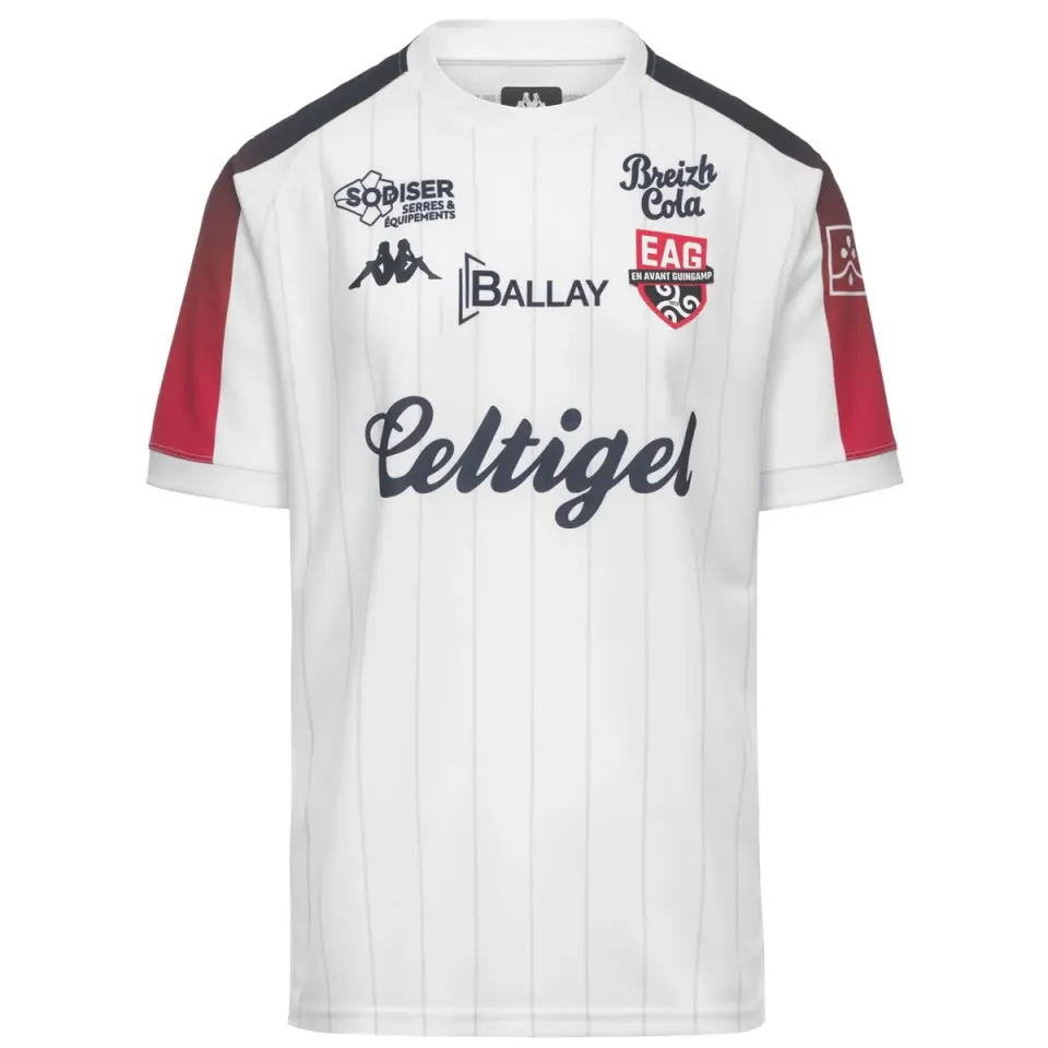 Kappa Meerolo Away EA Guingamp maillot enfant blanc