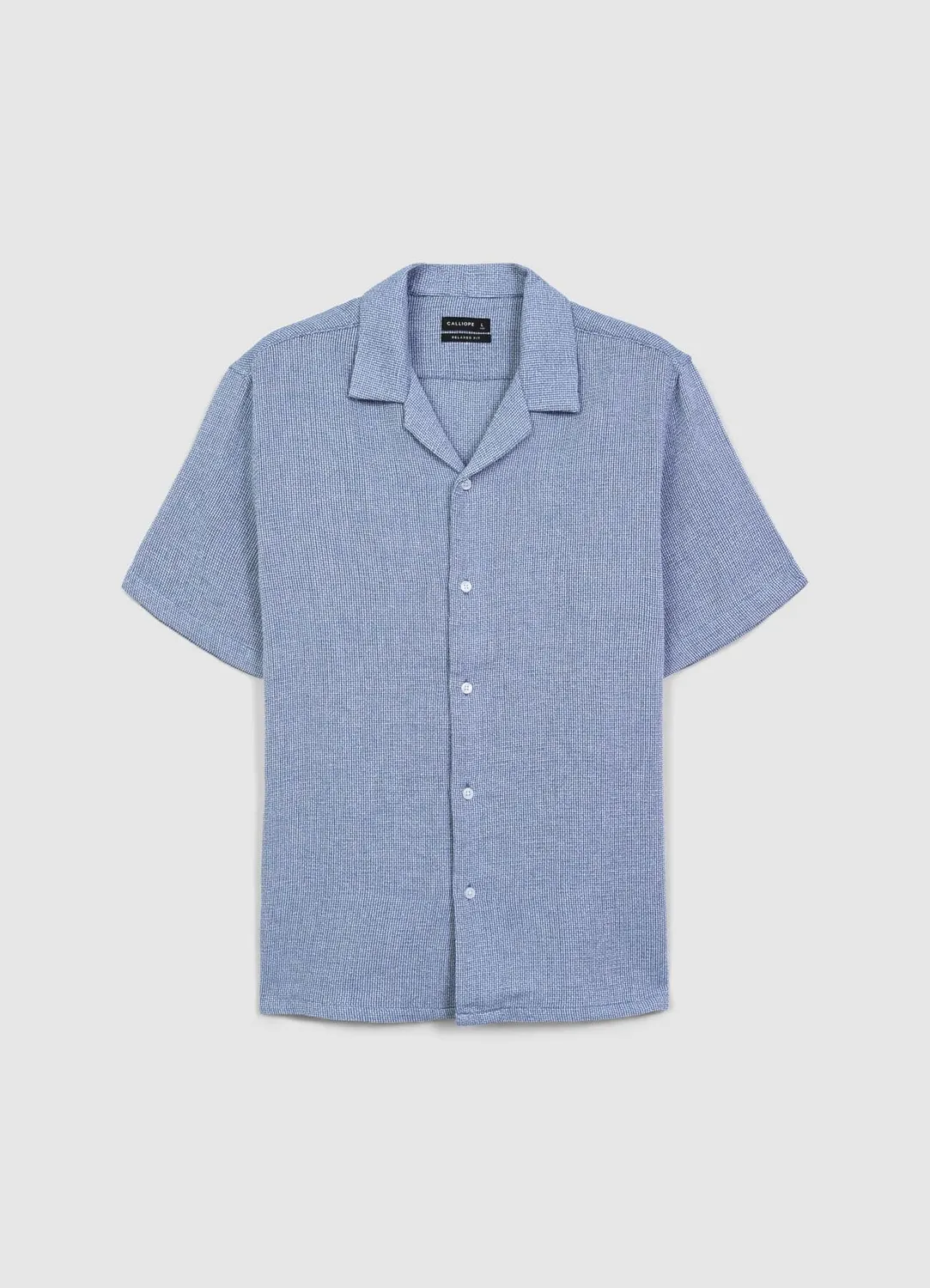 Calliope bowling chemise homme coton manches courtes