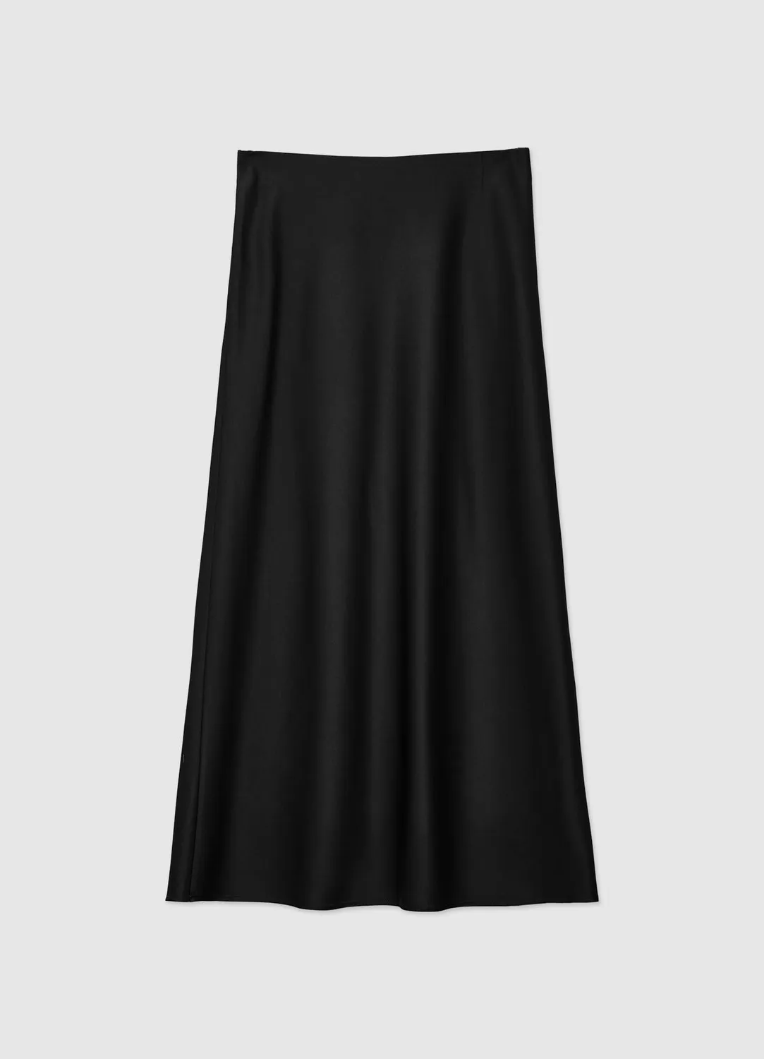 Calliope jupe midi simil satin femme taille S unie