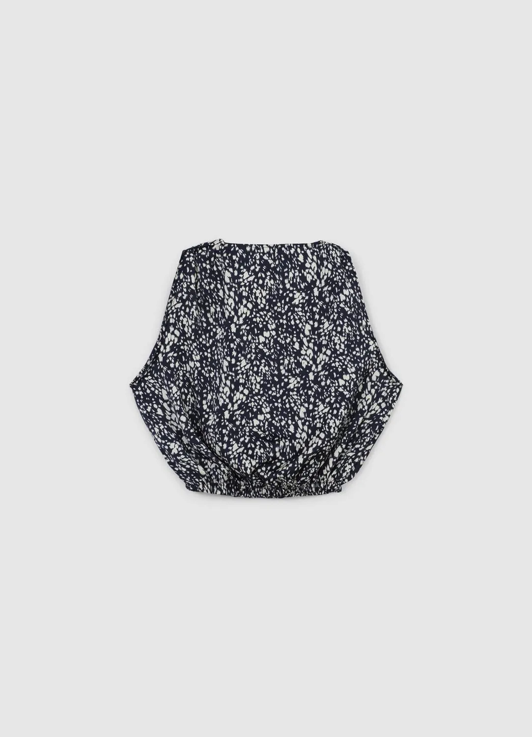 Calliope caraco croisé femme satiné à motif