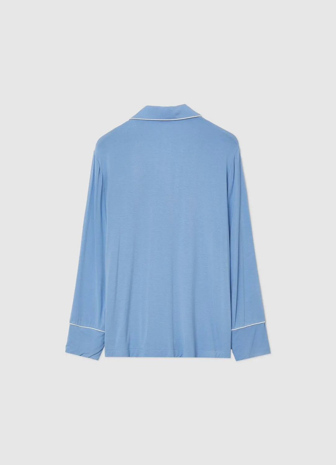 Calliope chemise femme contraste manches longues coton