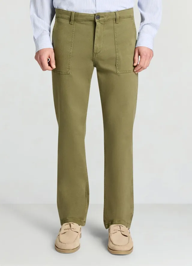 Calliope pantalon utility poches plaquées homme