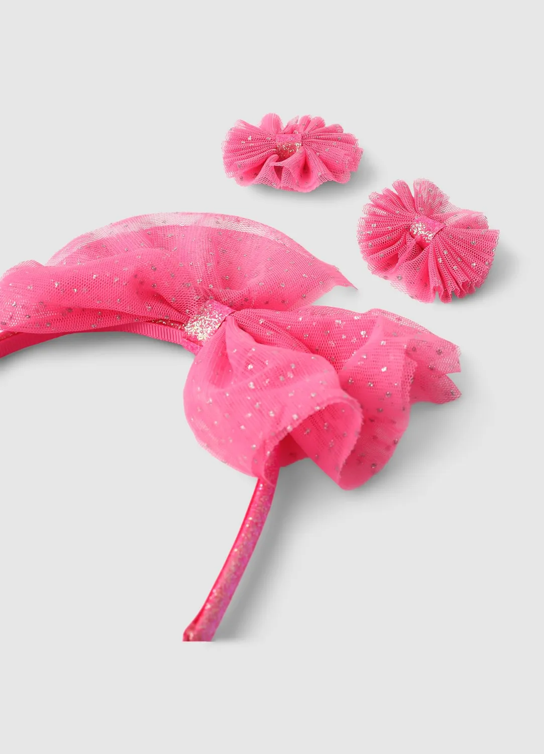 Calliope Lot 3 accessoires cheveux fille noeuds brillants
