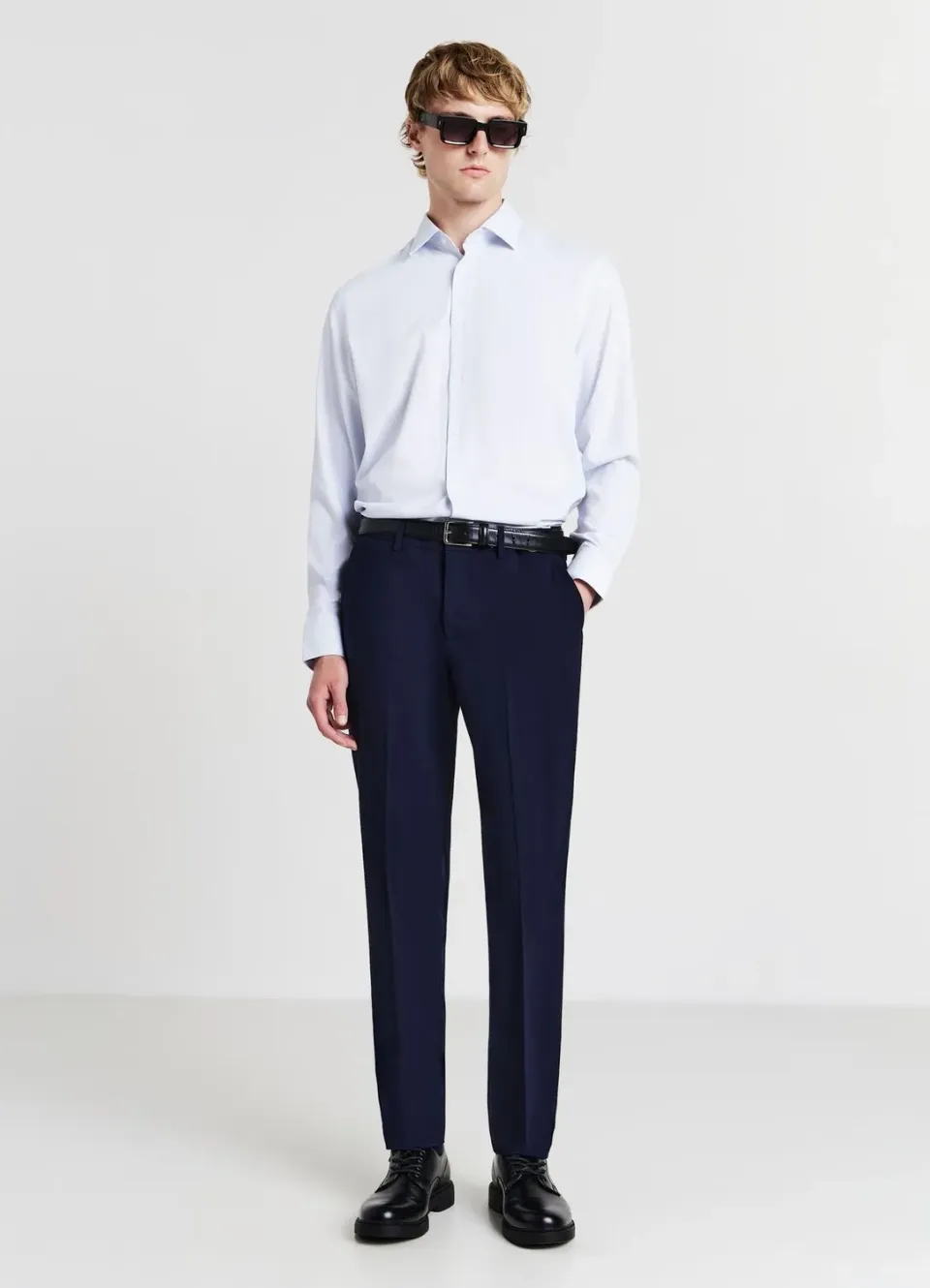 Calliope chemise homme micro-motifs manches longues