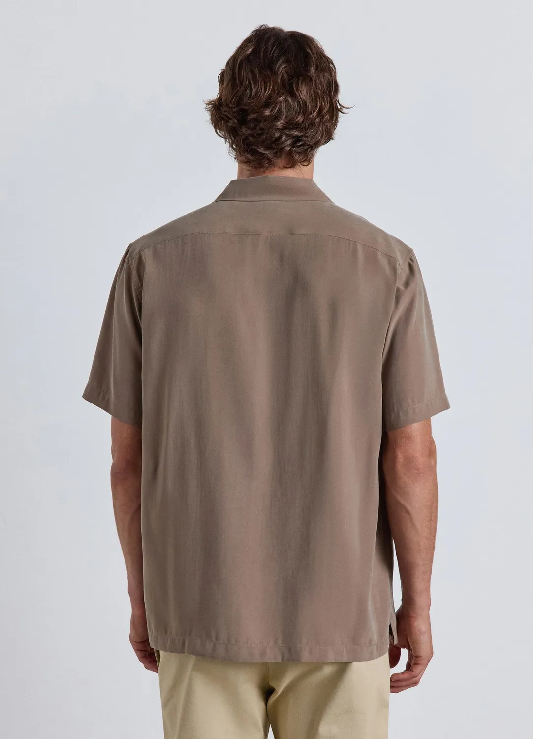 Calliope bowling chemise homme manches courtes unie