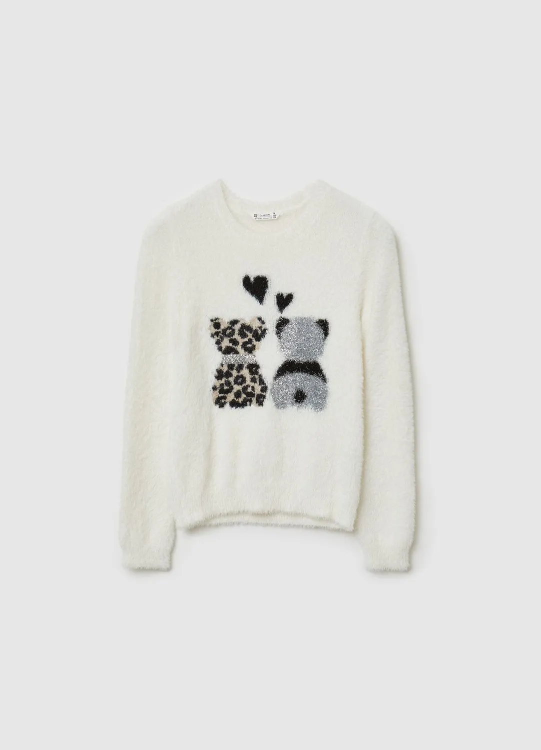 Calliope pull déco fille manches longues animaux