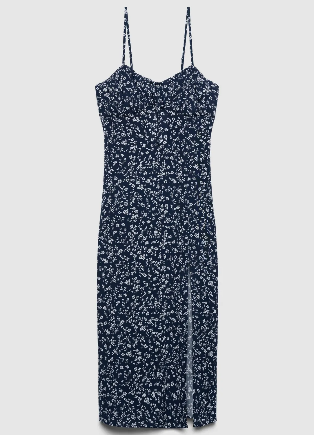 Calliope robe longue fleurs fente femme