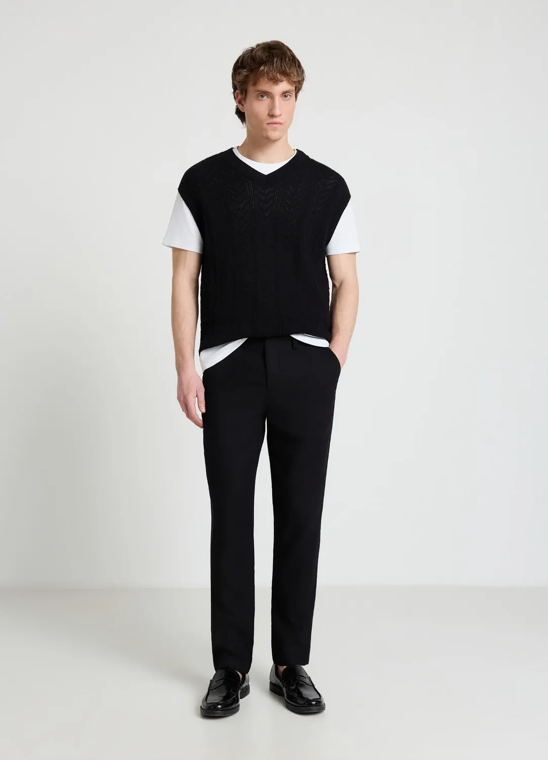 Calliope Chino homme lin coupe regular uni