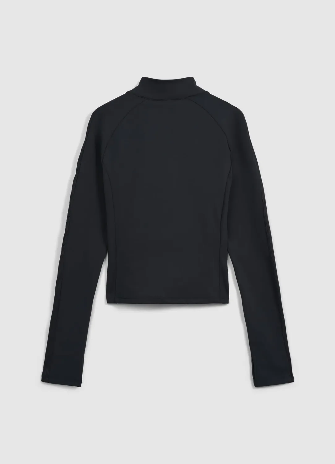 Calliope sweat zippé femme S col montant ajusté uni