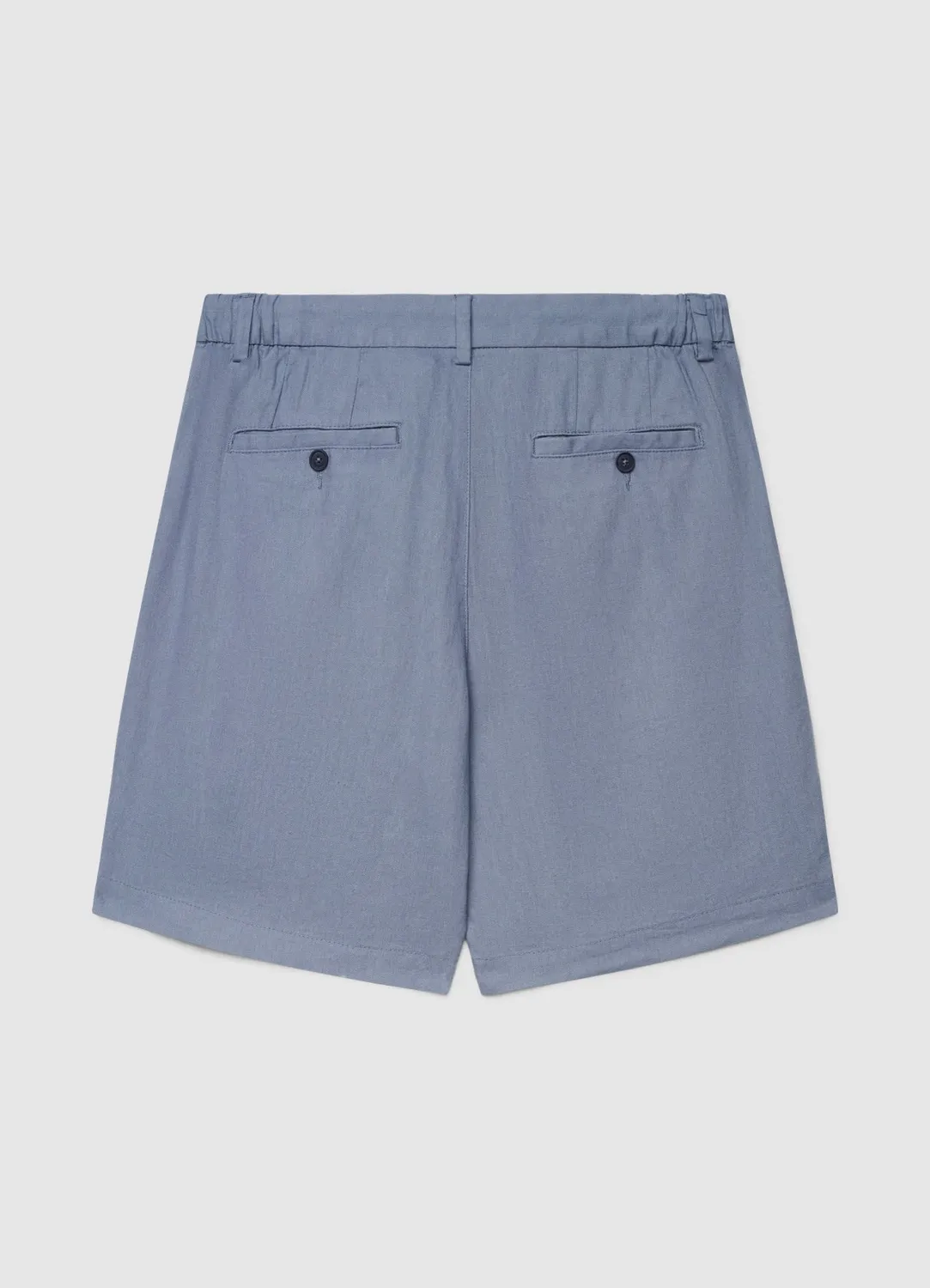 Calliope Bermuda misto lino short homme taille haute