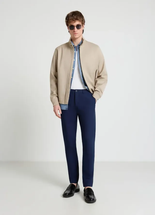 Calliope pantalon chino homme taille élastique regular