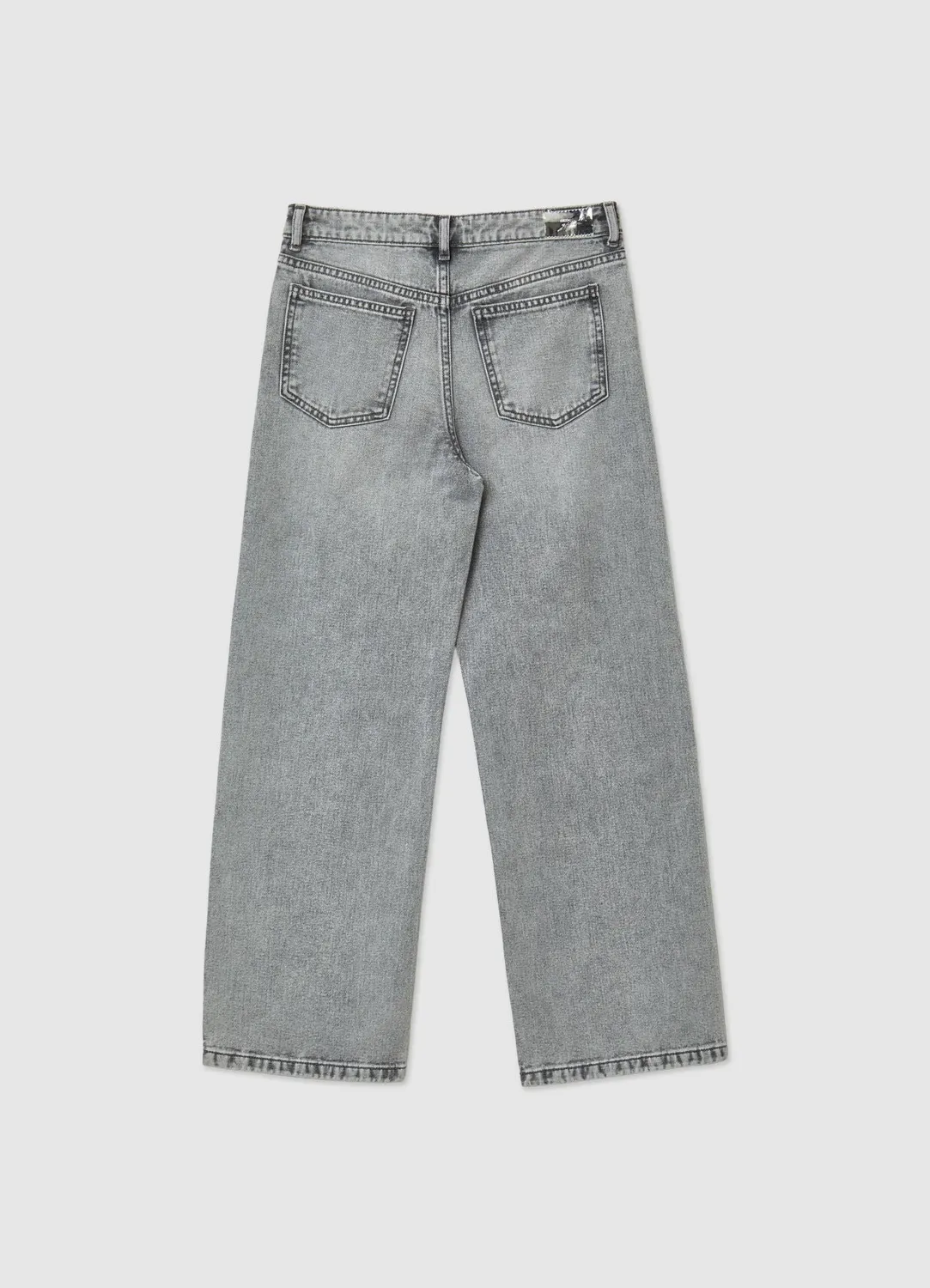 Calliope jean wide leg fille strass 5 poches