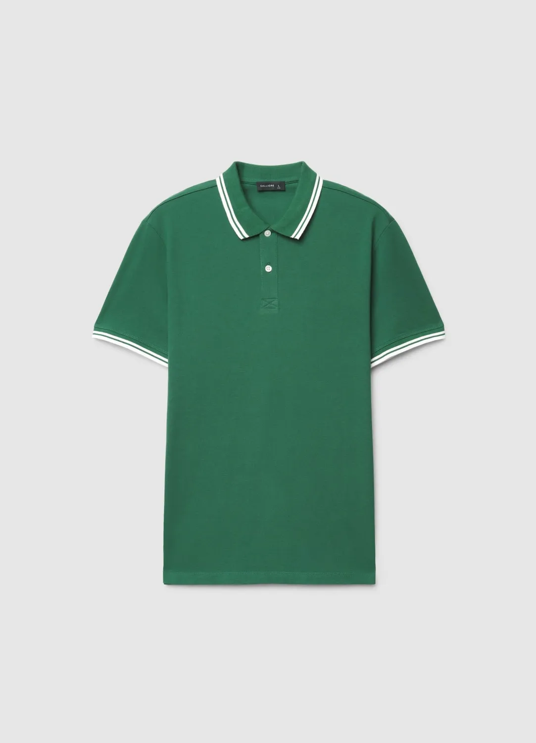 Calliope polo homme rayures col classique