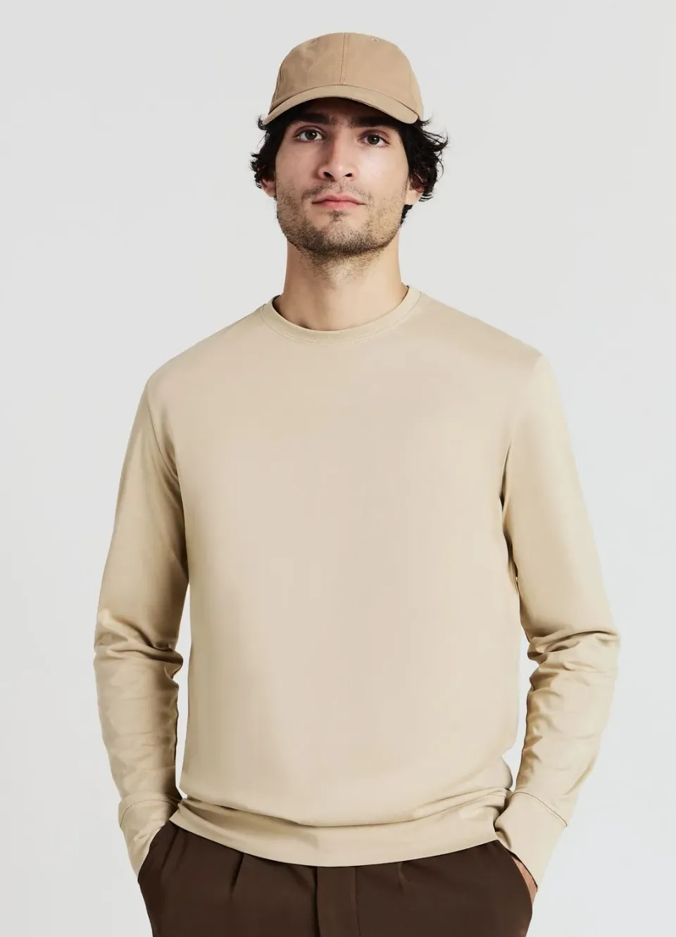 Calliope t-shirt homme manches longues coton L