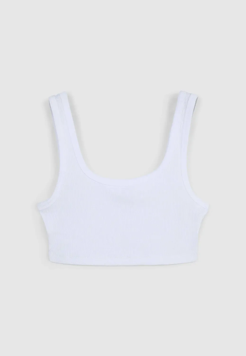 Calliope top brassière femme côtelé coton