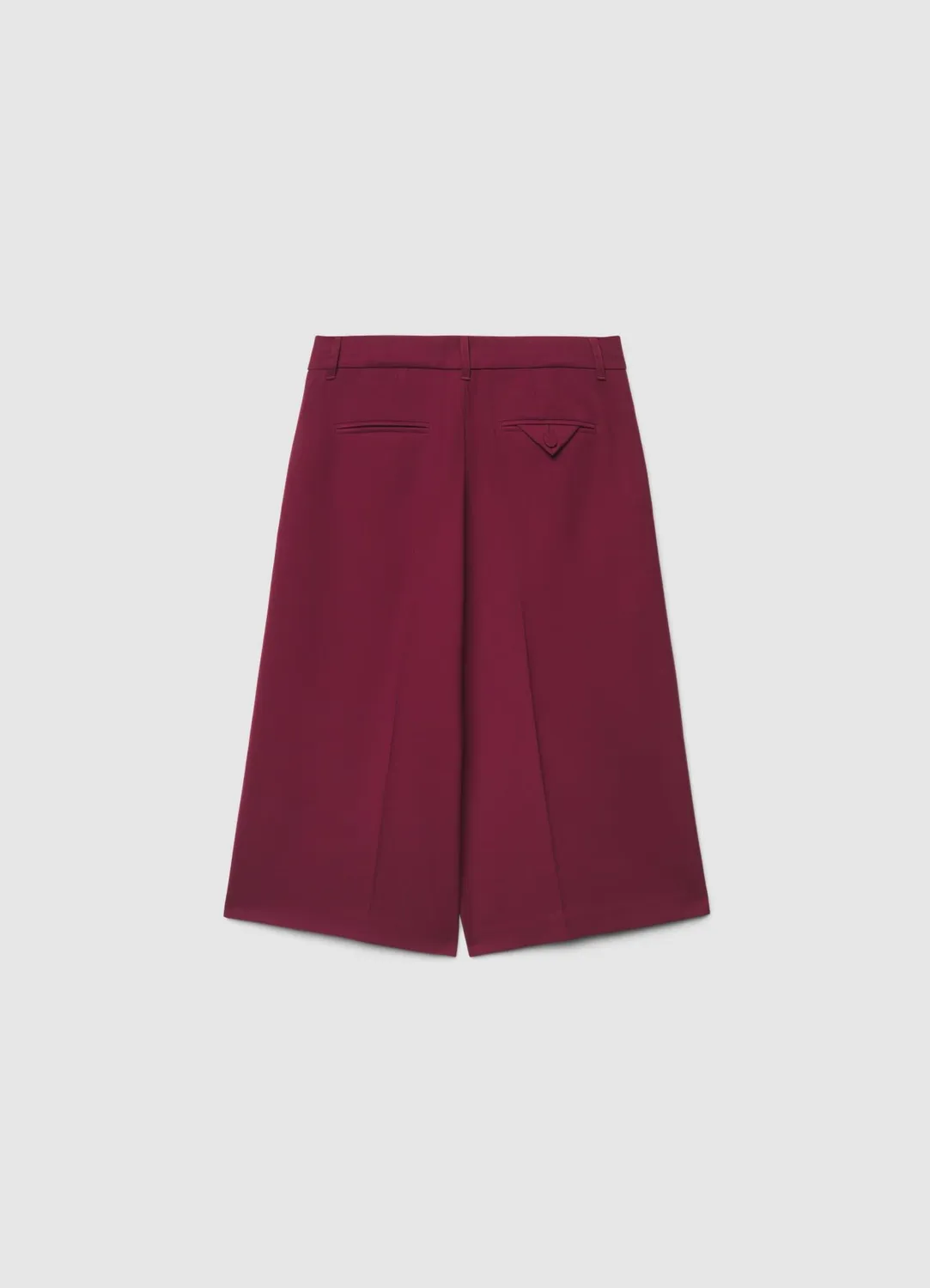 Calliope bermuda long pinces taille haute femme