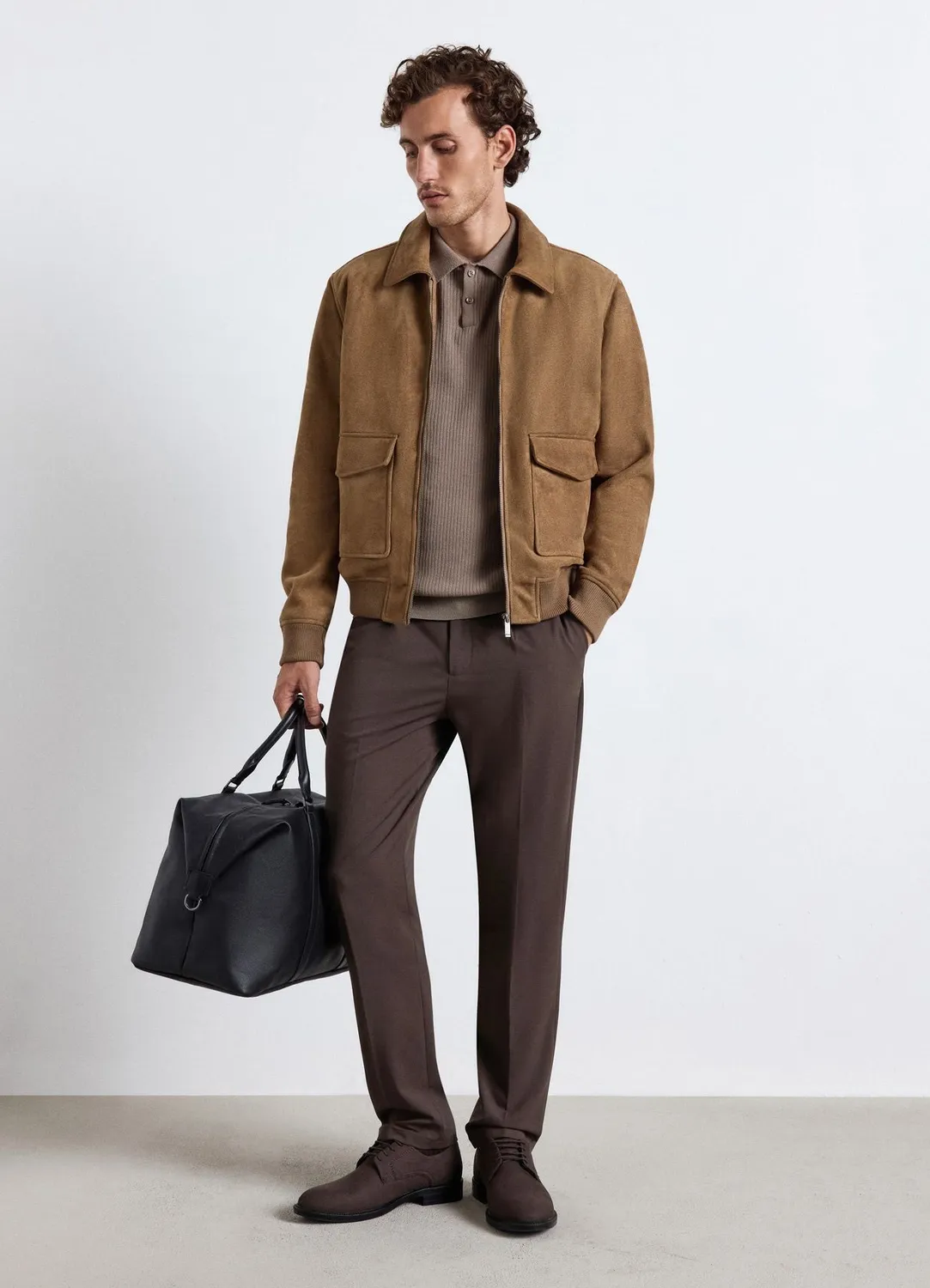 Calliope Pantalon Regular Homme Coupe Droite a Poches