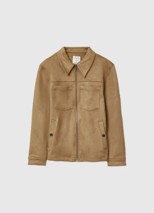 Calliope Shacket simili daim garçon 4-5 ans marron